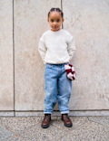 Denim Barrel Jeans (2-8 Yrs)