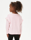 Pure Cotton Striped Top (2-8 Yrs)