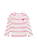 Pure Cotton Striped Top (2-8 Yrs)