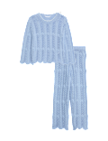2pc Pure Cotton Knitted Outfit (2-8 Yrs)