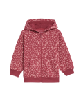 Cotton Rich Floral Zip Hoodie (2-8 Yrs)