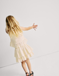 Pure Cotton Tiered Skirt