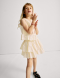Pure Cotton Tiered Skirt