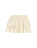 Pure Cotton Tiered Skirt