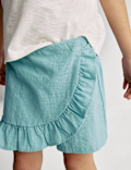 Pure Cotton Wrap Skort (2-8 Yrs)