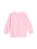 Cotton Rich Plain Sweatshirt (2-8 Yrs)