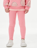 Cotton Rich Ribbed Leggings (2-8 Yrs)