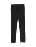 Cotton Rich Ribbed Leggings (2-8 Yrs)