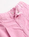 Cord Pleated Skirt With Tights (2-8 Yrs)