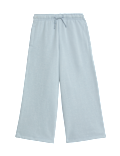 Cotton Rich Wide Leg Joggers (2-8 Yrs)