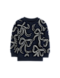 Cotton Rich Bow Print Sweatshirt (2-8 Yrs)
