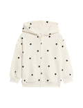 Cotton Rich Polka Dot Hoodie (2-8 Yrs)