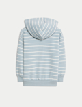 Cotton Rich Striped Hoodie (2-8 Yrs)