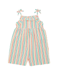 Cotton Rich Striped Playsuit (2-7 Years)