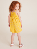 Pure Cotton Floral Playsuit