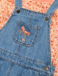 Denim Dungaree Floral Outfit (2-7 Yrs)