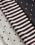 5 Pack Pure Cotton Patterned Tops (2-10 Yrs)