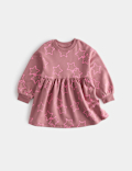 Cotton Rich Star Sweatshirt Dress (2-8 Yrs)