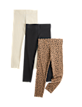3 Pack Cotton Rich Leggings (2-10 Yrs)