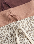 3pk Leopard Print Kickflare Leggings (2-8 Yrs)