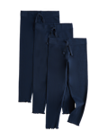 3 Pack Cotton Rich Ribbed Leggings (2-8 Yrs)