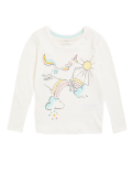 Pure Cotton Printed Round Neck Top