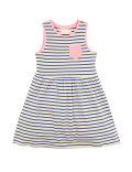 Cotton Striped Dress (2-7 Yrs)