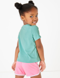 Cotton Elephant Print T-Shirt (2-7 Yrs)