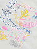 Cotton Sealife Creatures T-Shirt (2-7 Yrs)