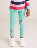 Cotton Rich Dinosaur Print Leggings (2-7 Yrs)