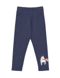 Cotton Unicorn Print Leggings (2-7 Yrs)