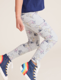 Cotton Leopard Print Leggings