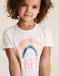 Pure Cotton Happy T-Shirt (2-7 Yrs)