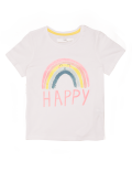 Pure Cotton Happy T-Shirt (2-7 Yrs)