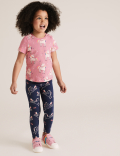 Pure Cotton Unicorn Print T-Shirt (2-7 Yrs)