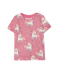 Pure Cotton Unicorn Print T-Shirt (2-7 Yrs)