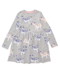 Pure Cotton Zebra Print Dress