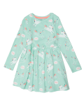 Pure Cotton Unicorn Print Dress (2-7 Yrs)
