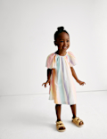 Pure Cotton Rainbow Dress (2-8 Yrs)