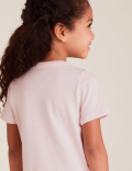 Organic Cotton Mer-Kitten Slogan T-Shirt