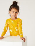 Pure Cotton Deer Print Top (2-7 Yrs)