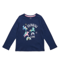 Pure Cotton Unicorn Rainbow Top (2-7 Yrs)