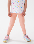 Cotton Rich Plain Leggings (2-7 Yrs)