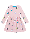 Pure Cotton Penguin Print Dress (2-7 Yrs)