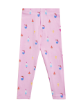 Cotton Rich Ice Cream Print Leggings (2-7 Yrs)