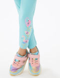 Cotton Rich Flamingo Print Leggings (2-7 Yrs)