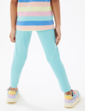Cotton Rich Flamingo Print Leggings (2-7 Yrs)
