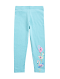 Cotton Rich Flamingo Print Leggings (2-7 Yrs)
