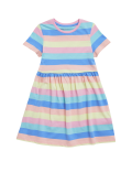 Pure Cotton Striped Dress (2-7 Yrs)