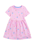 Pure Cotton Ice Cream Print Dress (2-7 Yrs)